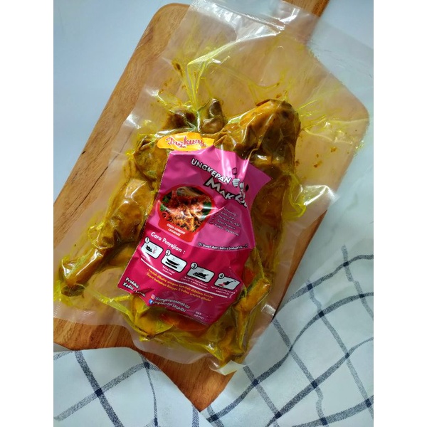 ingkung bebek bumbu laos 1ekor utuh termasuk ati ampela/bebek ungkep/ungkepan makqu
