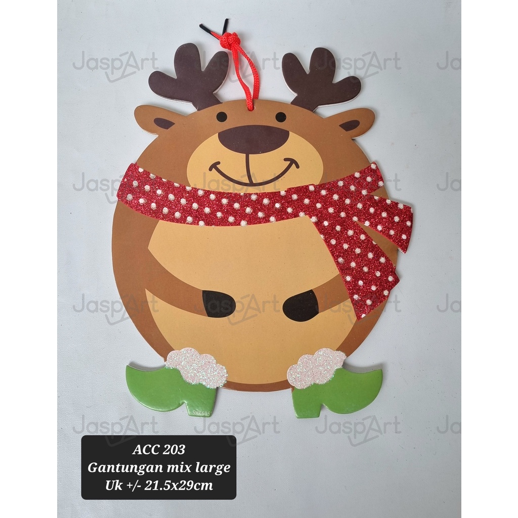 GANTUNGAN NATAL HIASAN POHON NATAL DEKORASI NATAL CANTIK GANTUNGAN RUSA NATAL CANTIK BESAR