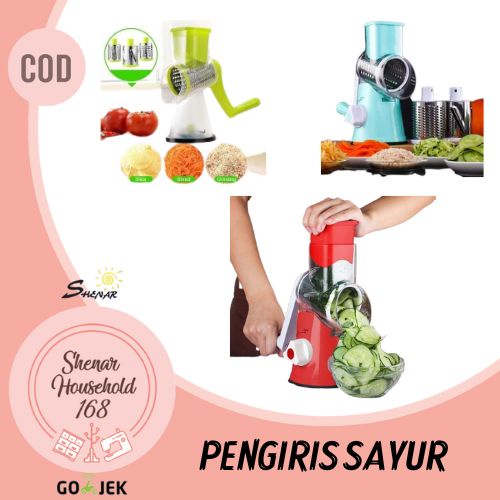 SHENAR , PENGIRIS SAYUR BUAH ALAT POTONG  MESIN SAYUR PARUTAN SAYUR DAPUR ALAT SERBAGUNA ALAT PEMOTONG DAPUR BUAYH SAYUR 3D UNIK VIRAL MULTIFUNGSI PARABOT PISAU LADING - BISA COD