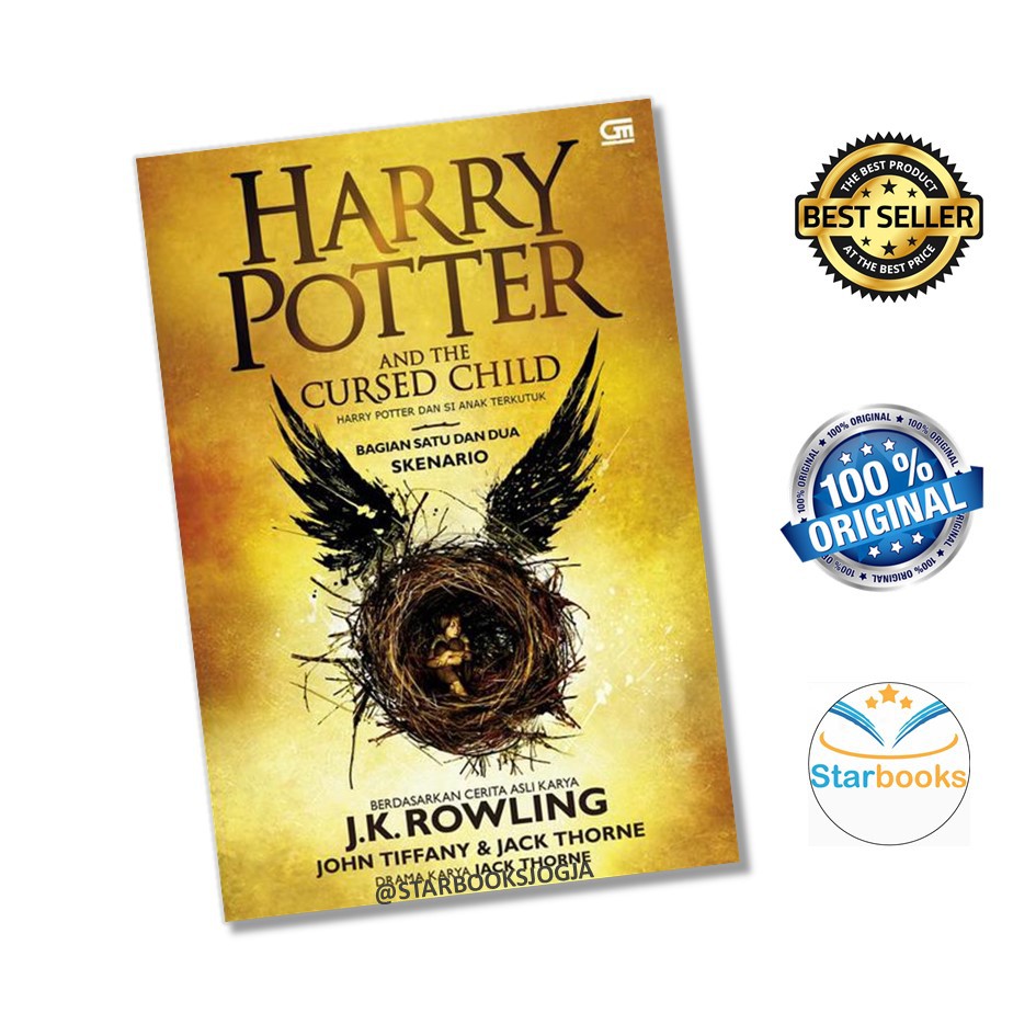 ORIGINAL NOVEL HARRY POTTER AND THE CURSED CHILD : HARRY POTTER DAN SI ANAK TERKUTUK - GPU