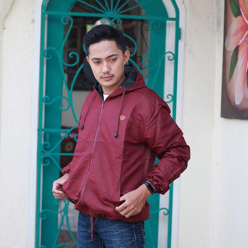 Jaket Hoodie Kasual Pria Premium Jaket Motor Travelling Original Waterproof