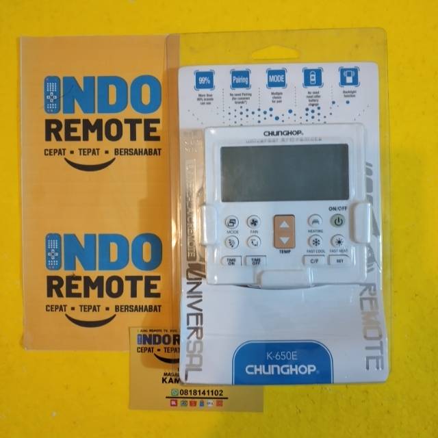 REMOTE MULTI AC CHANGHONG K-650E ORIGINAL