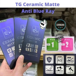 TEMPRED GLASS BLUE MATTE KERAMIK CERAMIC OPPO A3S A5S A1K A76 A74 A95 A96 A54 A15S A15 A16 F7 A5 A9 2020 BD3286