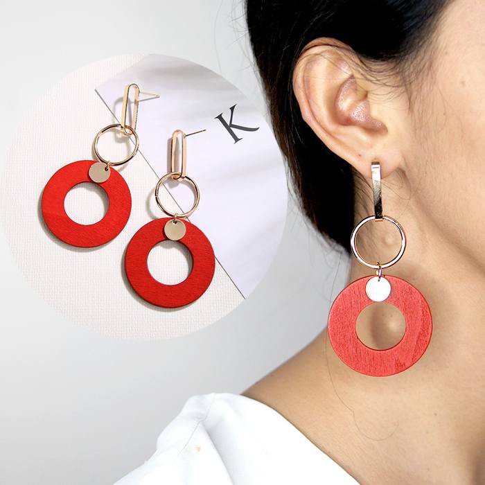 Anting Panjang Korea Tassel Teardrop Cantik Unik Lucu Murah Import Titanium Bohemian Etnik Hijab