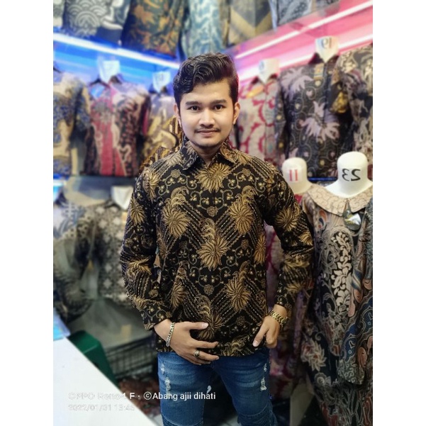 KEMEJA BATIK KATUN PREMIUM FOURING LENGAN PANJANG M L XL XXL L3 L5 KATUN HALUS TIDAK LUNTUR