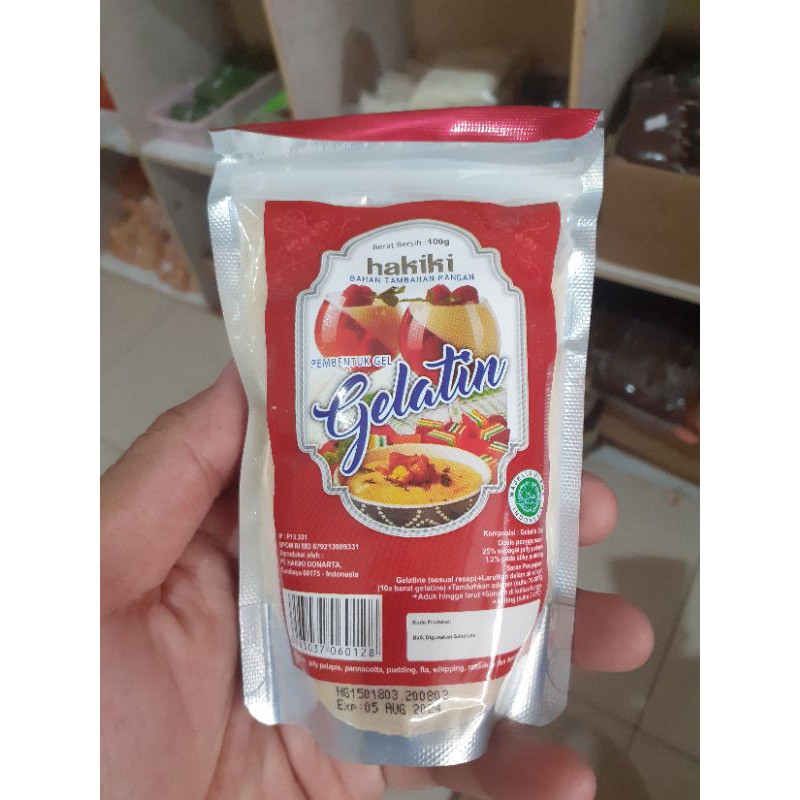 

Gelatin 100g (hakiki)