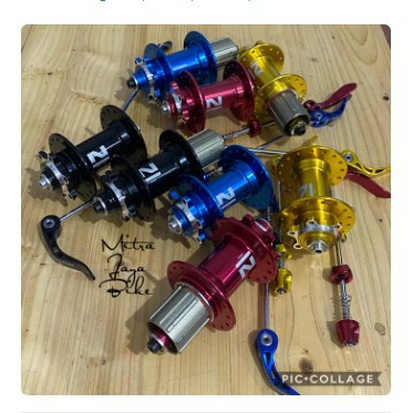 Hub FreeHub Novatec 32 Hole Six Bolt Sealed Bearing Jangkrik