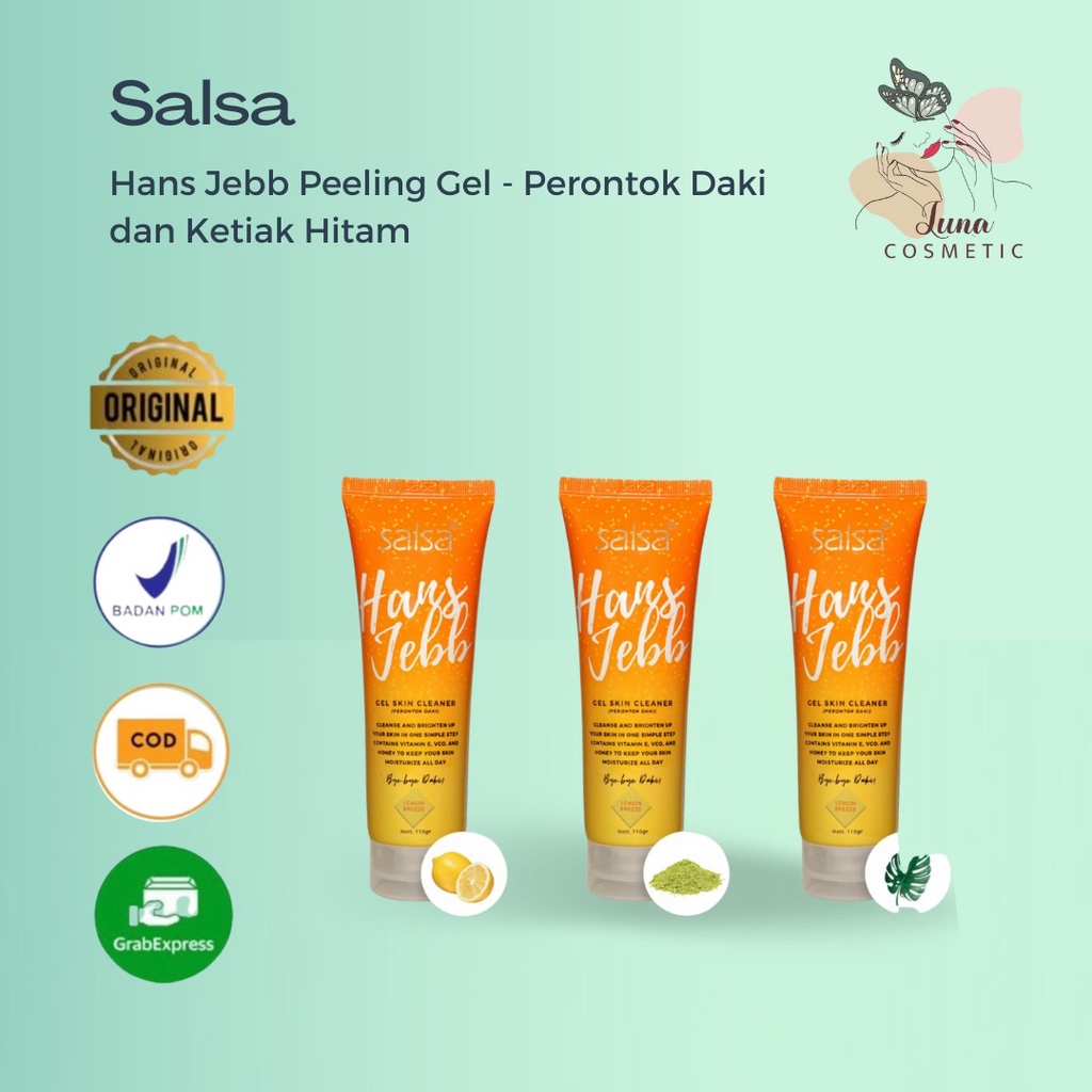 SALSA Hans Jebb Peeling Gel - Perontok Daki dan Ketiak Hitam