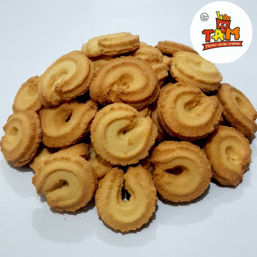 

Kue Vanilla Ring Butter 250 Gram - Tam Snack