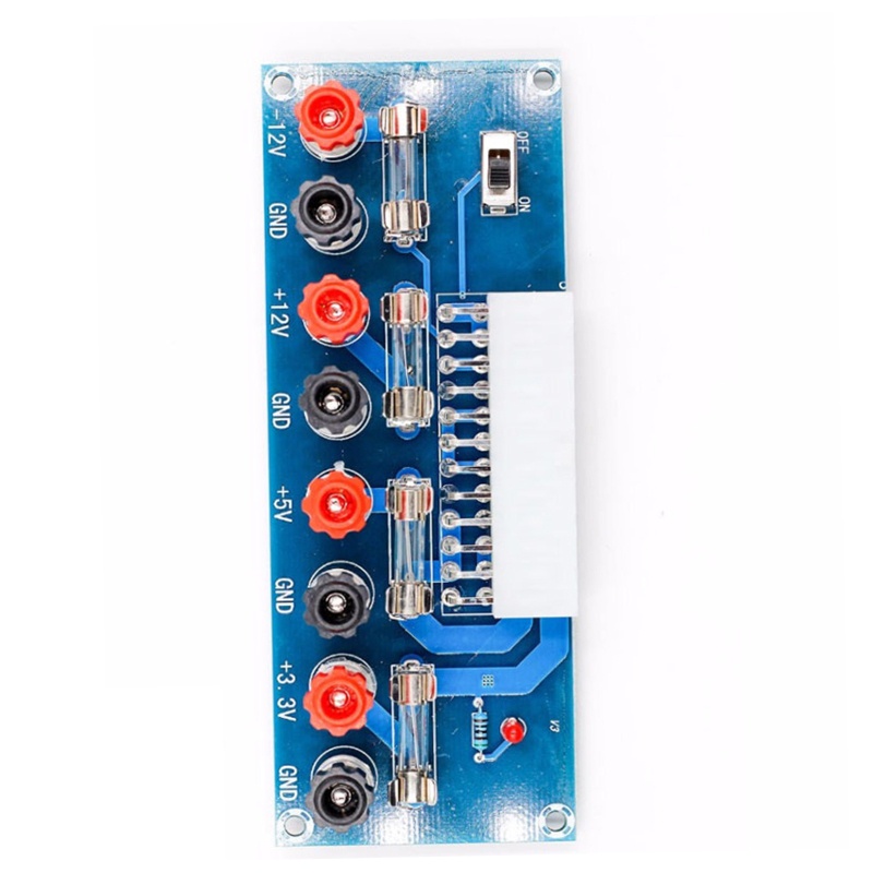 Btsg Benchtop Power Board 24pin XH-M229 ATX Komputer Power Supply Breakout Adapter