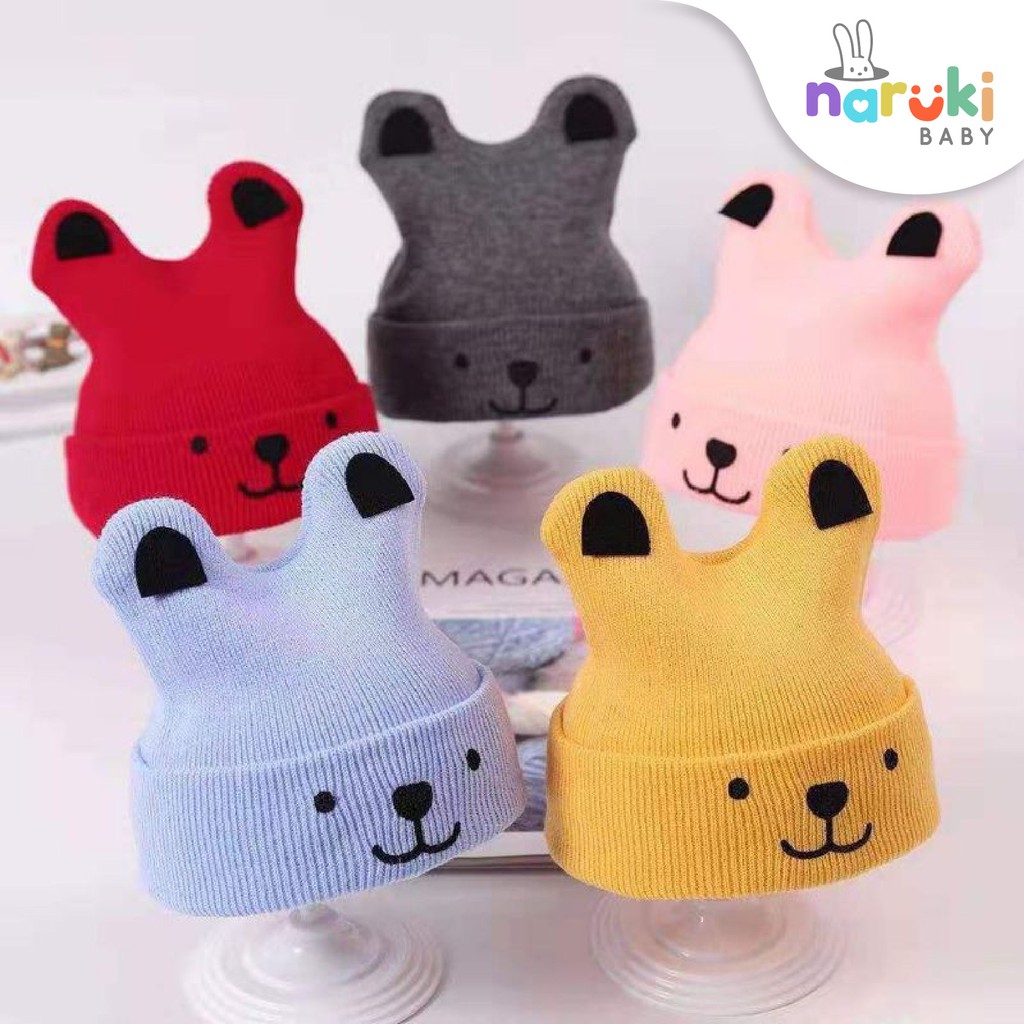 Topi Anak Baby Kids Kupluk Rajut Telinga Anjing/Doggy Ear Knitted Hat