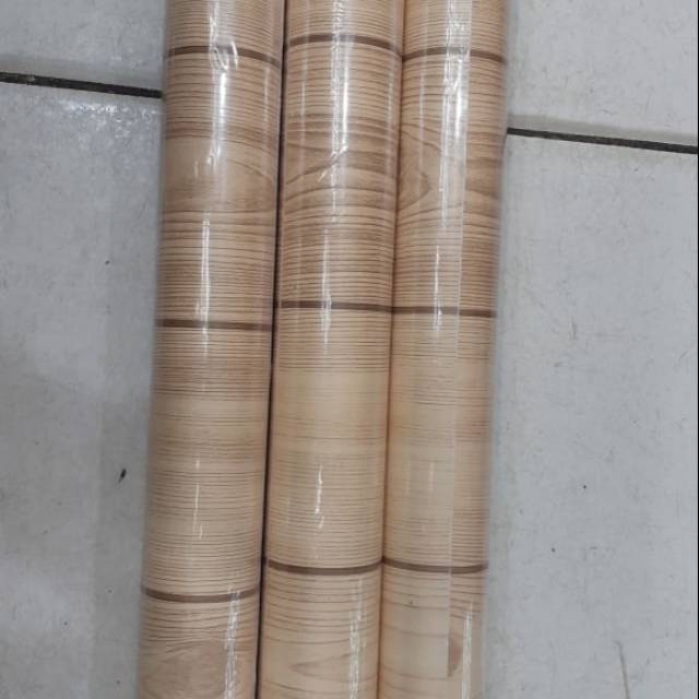 WALLPAPER DINDING MOTIF CORAK KAYU