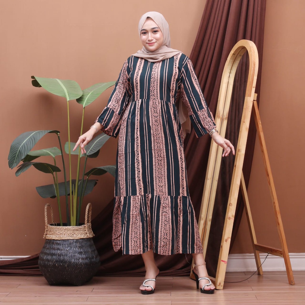 Gamis cabutan salur susun