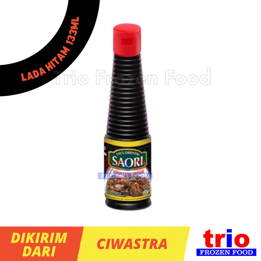 Saori Saus Oriental Lada Hitam 133ML