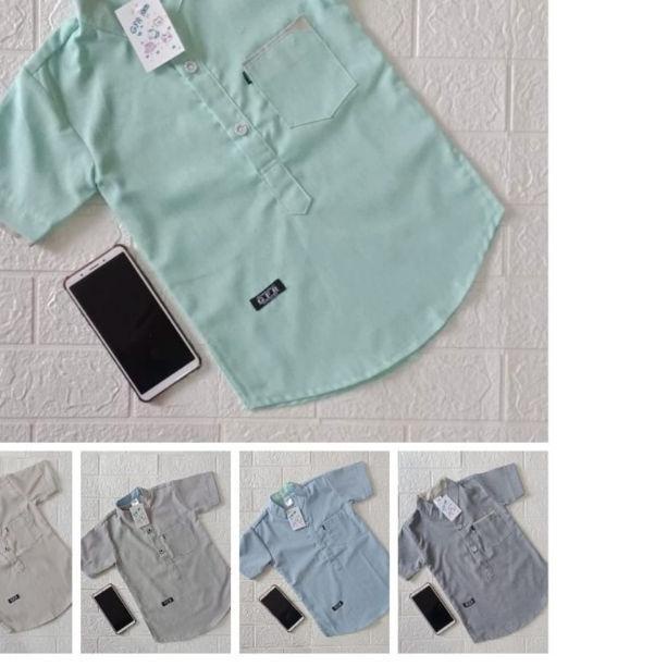 ★ Kemeja Koko Anak Laki Laki Usia 2-13 Tahun ✾