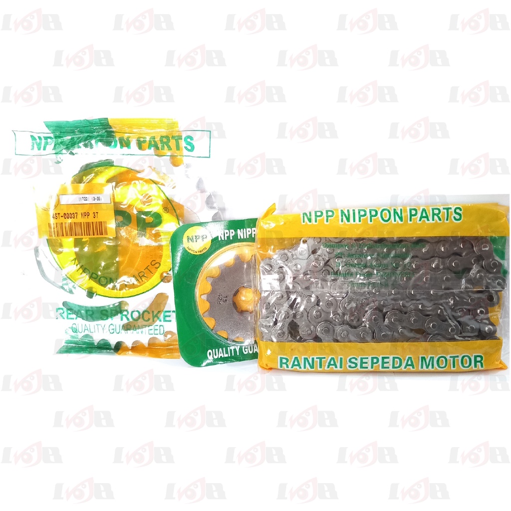 NPP Gear Set RX-King Rantai Komplit GirSet Depan Belakang Import Japan