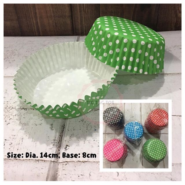 Cup Roti/Kue Laminasi Bulat 140/80 (isi 20pcs)