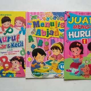 Buku latihan menulis abjad, Hijaiyah,dan huruf sambung ...