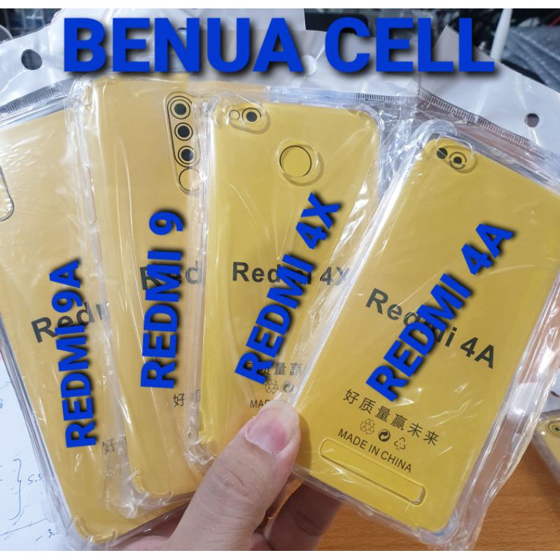 SOFTCASE - ANTI CRACK XIAOMI REDMI 3/3S -REDMI 4X -REDMI 4A - REDMI 9 -REDMI 9A -REDMI 9C - R.NOTE 8