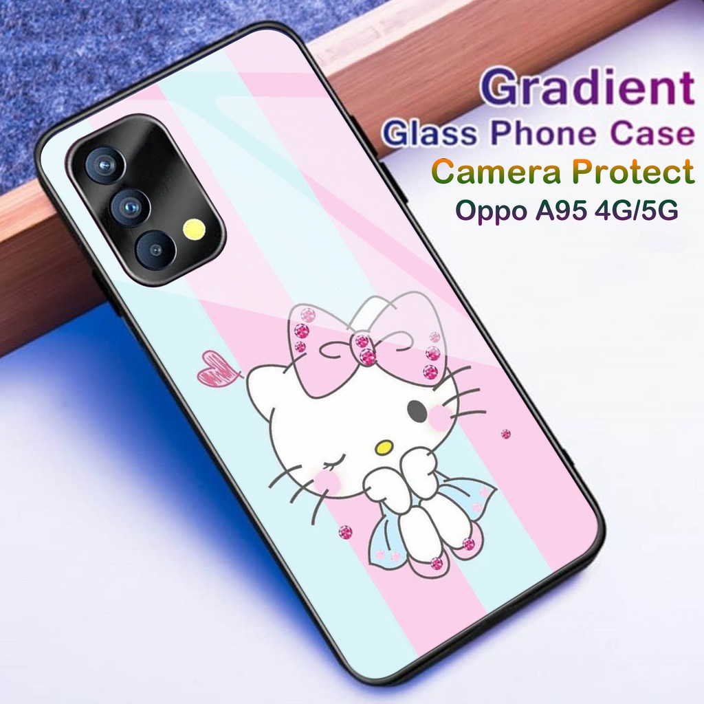 [H14] Softcase Kaca Oppo A95 4G 5G - Casing Hp  Oppo OPPO A95 4G 5G - Case Hp OPPO A95 4G 5G
