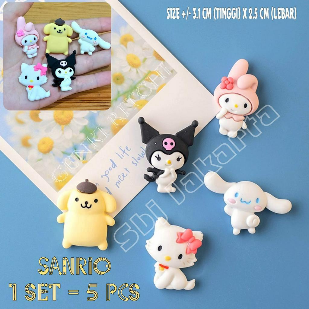 PAKET PER SET Magnet kulkas / Souvenir magnet Mario bros Astronot Bear Duck Sanrio Sun gokong Kaktus Demon slayer