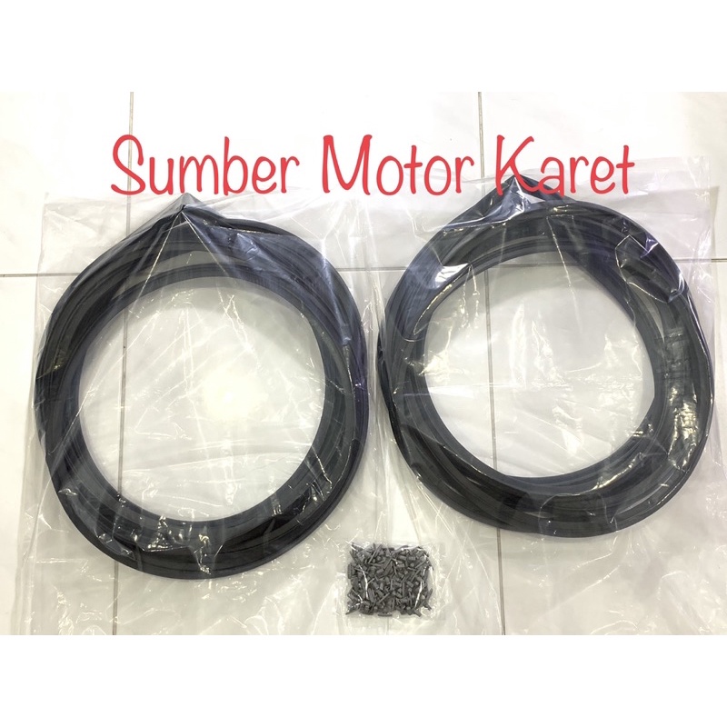 Karet Pintu Honda Civic Deluxe/Civic Beca Plus Kancing (set 4 Pintu)