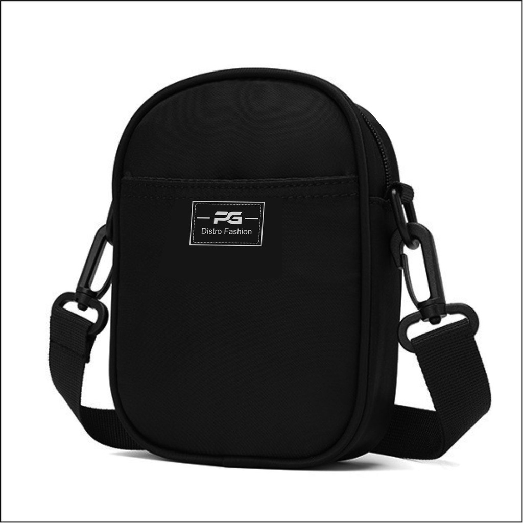 Tas Selempang Polos HP Slingbag Bahu Pria Model Kasual Untuk Sehari Hari - PG - 8876