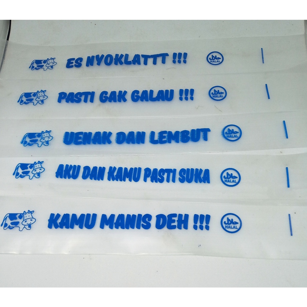 500gram plastik es mambo spidol sablon warna BIRU