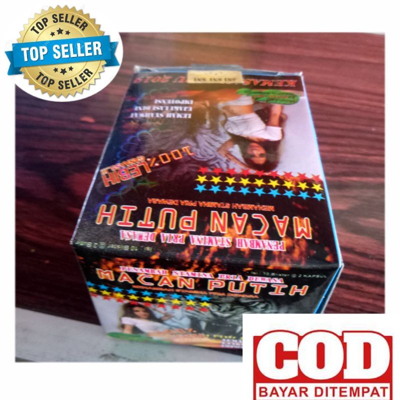 (COD) MACAN PUTIH KAPSUL PENAMBAH STAMINA DAN PEMBESAR // MACAN PUTIH OBAT KUAT TERBARU