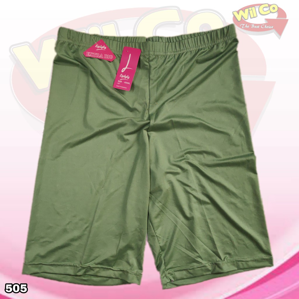 K505 - (Harga Per 1 Pcs) SHORTPANTS CELANA DALAM PENDEK STRETCH WANITA LYDYLY SIZE (M Sampai 5L)