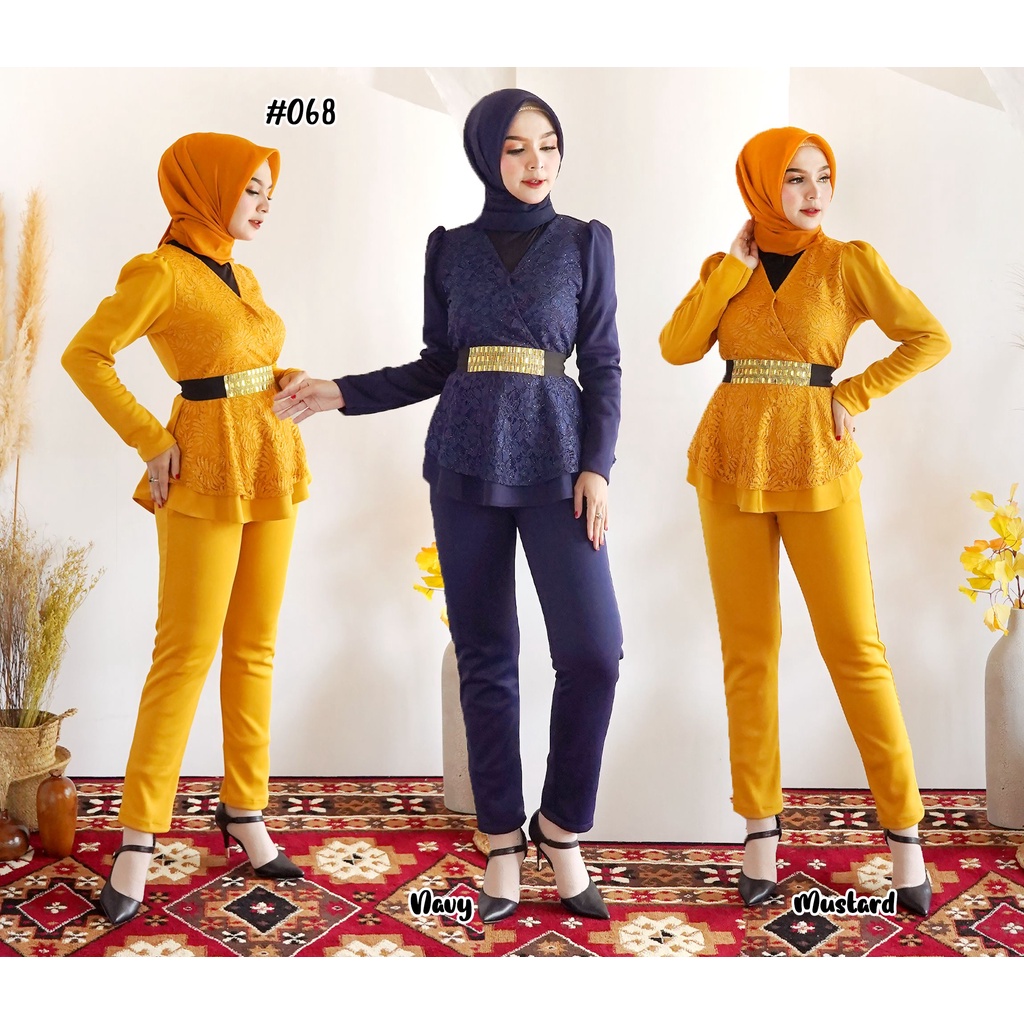 #068, STELAN BAHAN SCUBA POLOS FREE BELT