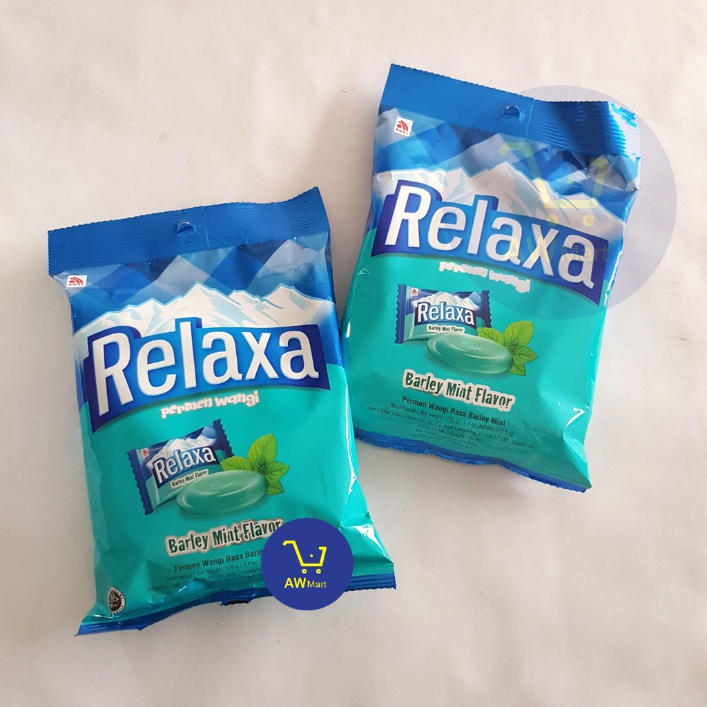 RELAXA PERMEN WANGI BARLEY MINT FLAVOR 125GR