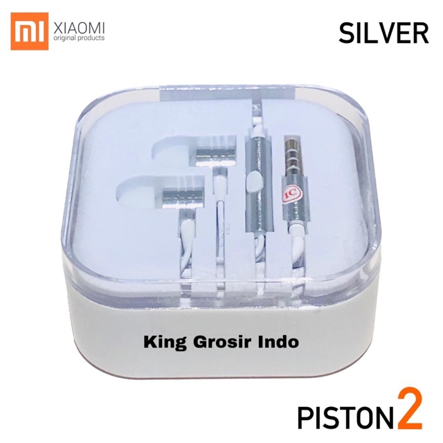 Handsfree Headset Xioami Piston 2 Original 100% Earphone Xiao Mi