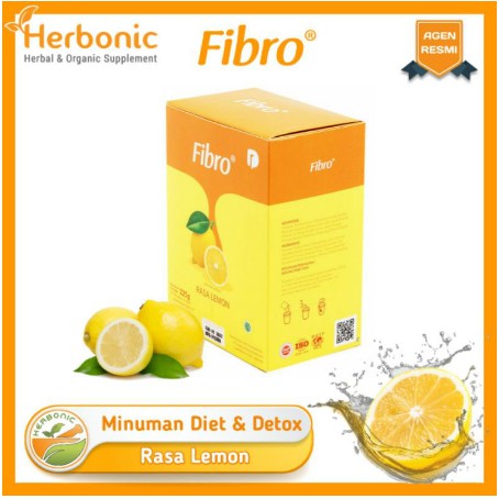 

PROMO Fibro Lemon Fiber 1 Box Minuman Serat Alami | Detoks Detox | Diet