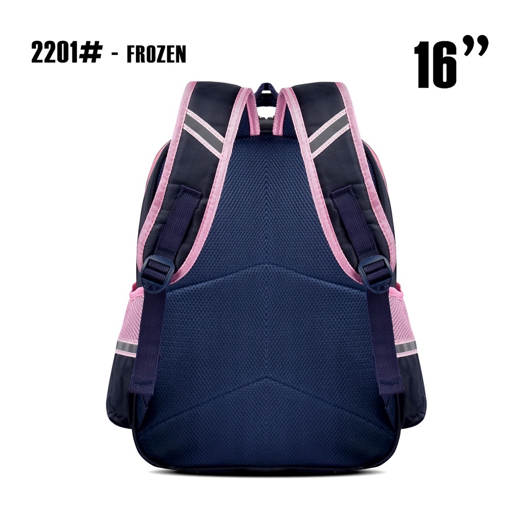 Tas Cartoon Sekolah 2201 16 Inch Tas Ransel Anak SD Laki Laki Dan Perempuan (Free Kotak Pensil)
