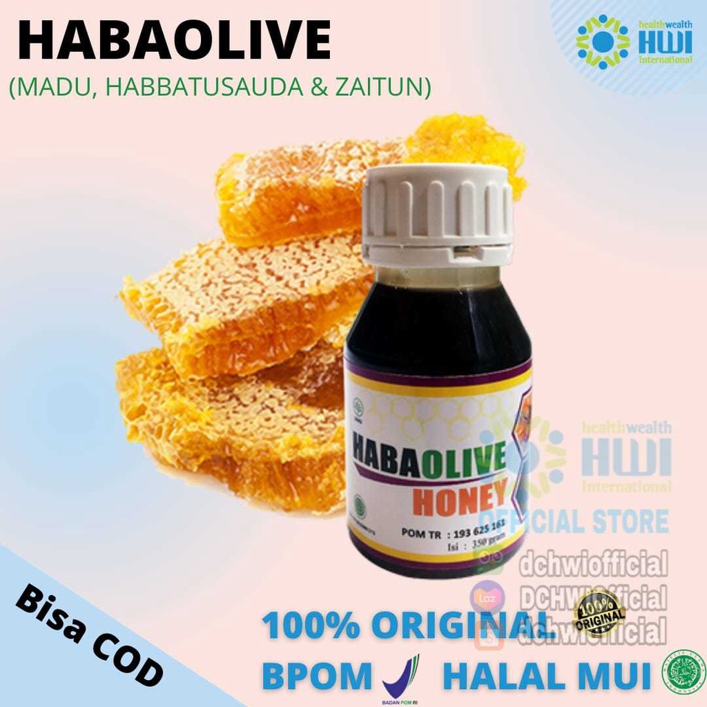 

HabaOlive Honey New Madu untuk Asam Lambung / Habbatussauda / Madu Hutan Original 100% Halal MUI