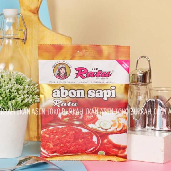 

【Bayar di Tempat】 Abon Sapi Cap Ratu 1 Bungkus 90gr