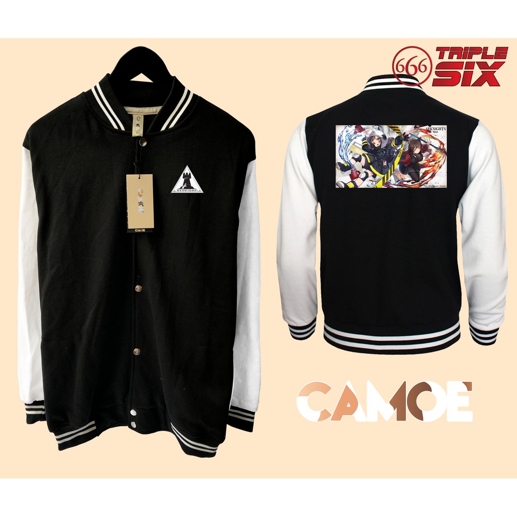 Jaket Baseball Varsity Arknights Shaw Skyfire