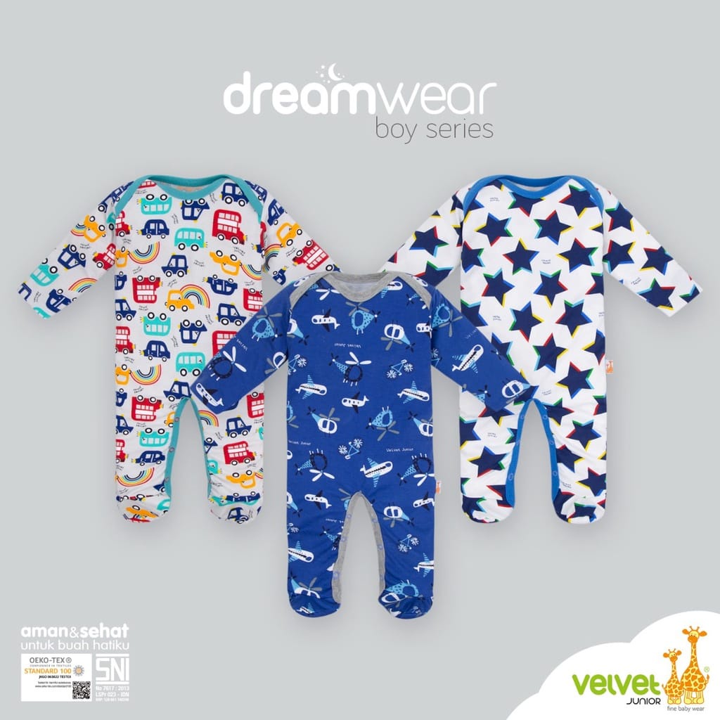 Velvet Junior Dreamwear Jumper Tutup Kaki (Boy)