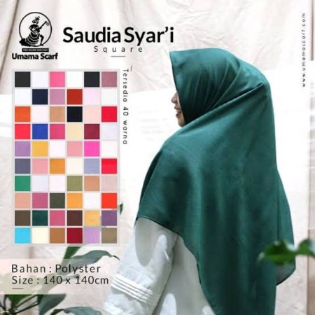 Kerudung Jilbab Saudia Syar'i Umama Murah Hijab Segi Empat