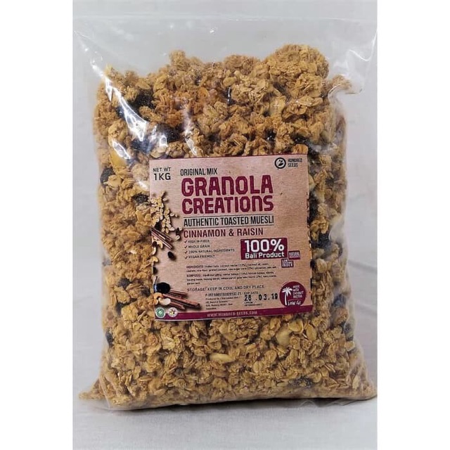 Granola Creations Cinnamon and Raisin 1 kg