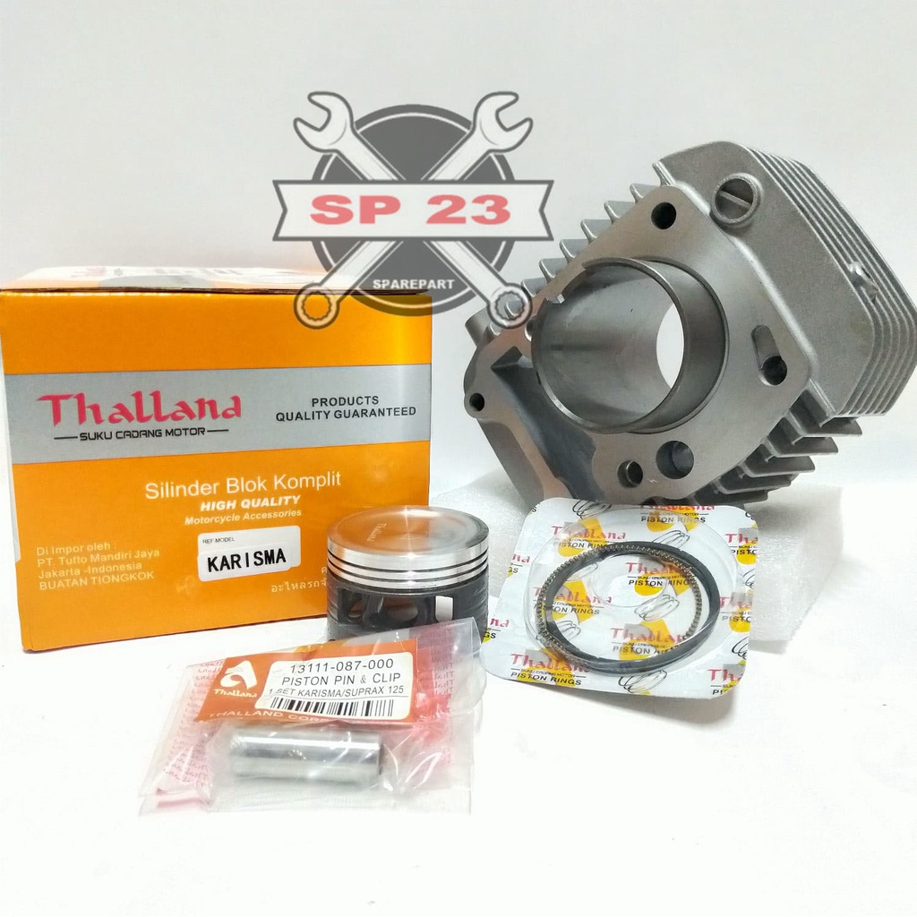 Blok Seher Assy Karisma Supra X125 Kirana Boring Blok Seher Karisma