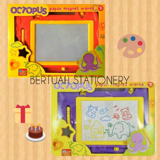 

OCTOPUS COLOR DRAWING BOARD PAPAN GAMBAR MAGNET WARNA