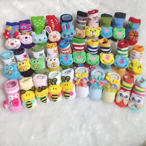 Kaos Kaki Bayi Boneka / Kaos Kaki Lucu / Kaos Kaki Bayi Murah / Kaos Kaki Anak / Kaos Kaki 3D Mika SNI