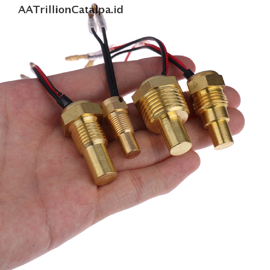 Aatrillioncatalpa Sensor Temperatur Air Digital 50K 12V / 24V 10 / 14 / 16 / 21MM Untuk Mobil / Truk