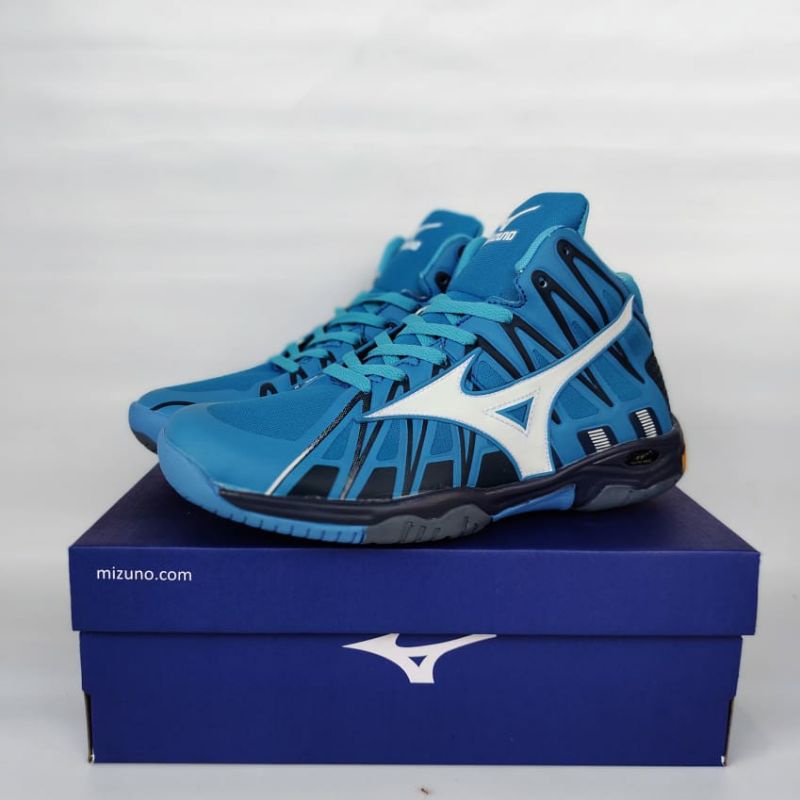 MIZUNO Sepatu Volly Pria Sneaker Mizuno Wave Tornado Pria TERBARU Sepatu Olahraga, Basket, Badminton, Spatu Sneakers Voli Lari Jogging Training Outdoor Indoor Lapangan Ringan Anti Slip Cowok