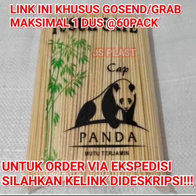 *#*#*#] @60PACK 1 KARTON Tusuk Sate Panda / Tusuk Sate Import Berkualitas