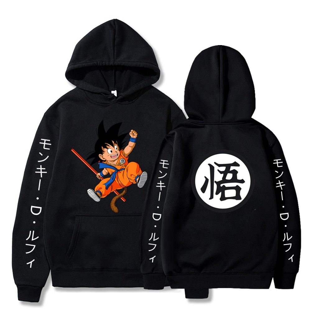 Hoodie Sweater Jaket Anime DragonBall Z / Hoodie Kawaii Saiyan Son Goku Dragon Ball Z