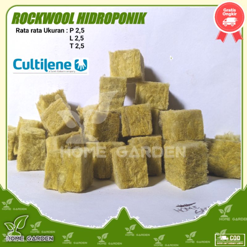 Media tanam ROCKWOOL semai benih tanaman hidroponik media tanam hidroponik siap pakai