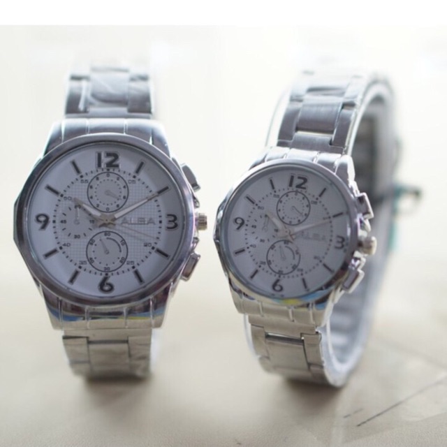 jam tangan couple alba sudah sepasang